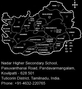 Nadar Higher Secondary School Map Address Kovilpatti